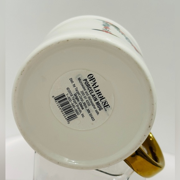 Opalhouse Monogram Letter *M * Floral Porcelain Coffee Mug Tea Cup (003990) - Picture 3 of 5